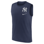 NY YANKEES Men's Nike Large Muscle Logo Tank - Image 3