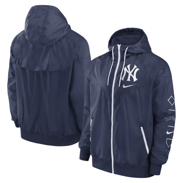 NY YANKEES Men's Nike Team Runner Windrunner Jacket