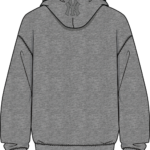 NEW YORK YANKEES NEUTRAL DROP SHOULDER FLC PO HOODIE DARK HEATHER GRE Y - Image 2