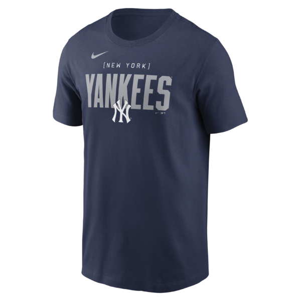 NY YANKEES Men's  Home Team Bracket Cotton Tee - Image 3