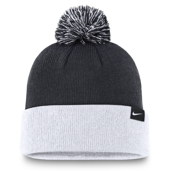 NY YANKEES NIKE PEAK STANDARD CUFF POM BEANIE - Image 3