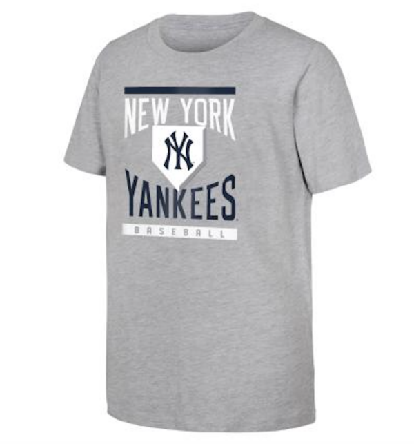 NEW YORK YANKEES   LOADED BASE SS CTN YOUTH TEE