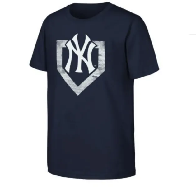 NEW YORK YANKEES TECH CAMO BASE SS CTN TEE YOUTH