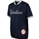 NEW YORK YANKEES YOUTH MESH SLIDE RUN SS SOLID BASEBALL CO and crew neckline & Banded bottom - Image 3