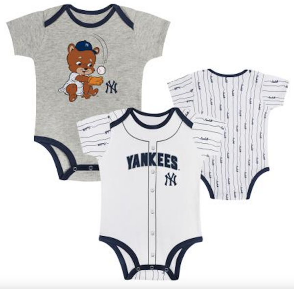 NY YANKEES Creepers/Coverall/Onsie/Romper Collection 2 PIECE SET INFINT