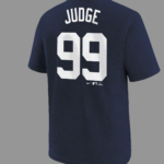 NEW YORK YANKEES JUDGE AARON #99 HOME NAME & NUMBER TEE YOUTH - Image 3