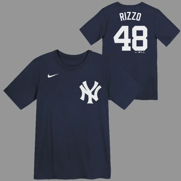 NEW YORK YANKEES RIZZO ANTHONY #48 HOME NAME & NUMBER TEE TODDLR