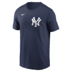 NY YANKEES NIKE Aaron Judge #99 Nike Navy Home Player Name & Number T-Shirt - Image 3