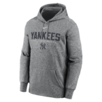 NY YANKEES Men's Nike Therma Fleece Hood GRAY - Image 2