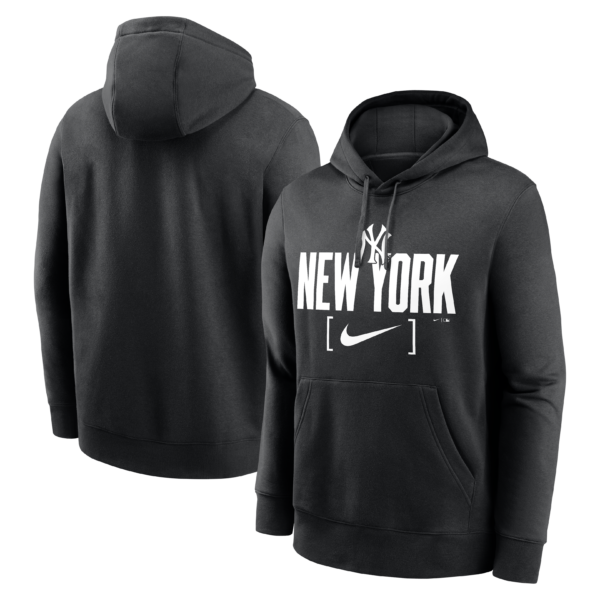 NY YANKEES Men's Nike Club Slack Fleece Hood