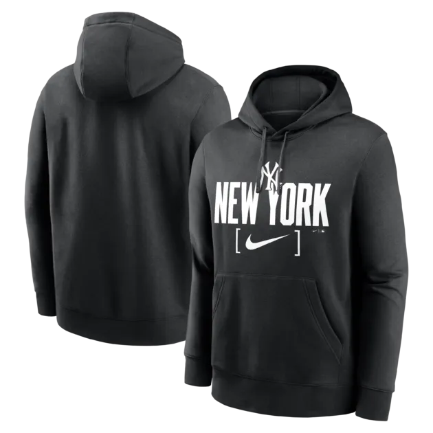 NY YANKEES Men's Nike Club Slack Fleece Hood