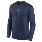 NY YANKEES Men's Nike Large Swoosh Back Legend Tee LONG SLEEVE - Image 3