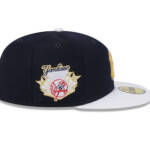 NY YANKEES NEW ERA 59FIFTY NAVY GOLD NY LOGO /GRAY UNDERVISSR - Image 2