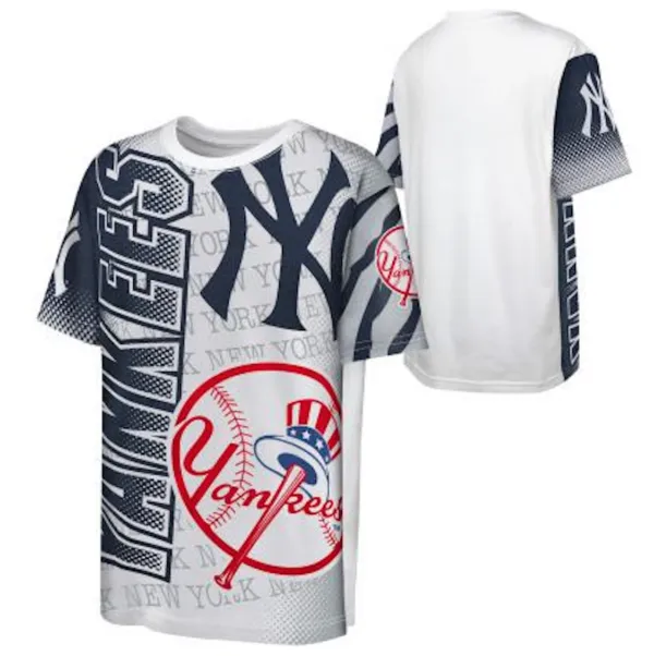 NEW YORK YANKEES YOUTH IMPACT HIT SS BOLD SUBLIMATED