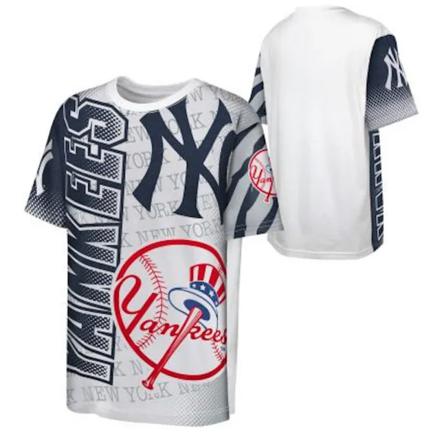 NEW YORK YANKEES YOUTH IMPACT HIT SS BOLD SUBLIMATED