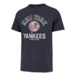 NEW YORK YANKEES ATLAS BLUE RETROGRADE FRANKLIN TEE MEN
