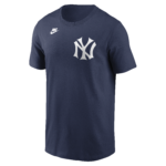 NY YANKEES NIKE D JETER #2 Nike Navy Home Player Name & Number T-Shirt - Image 4