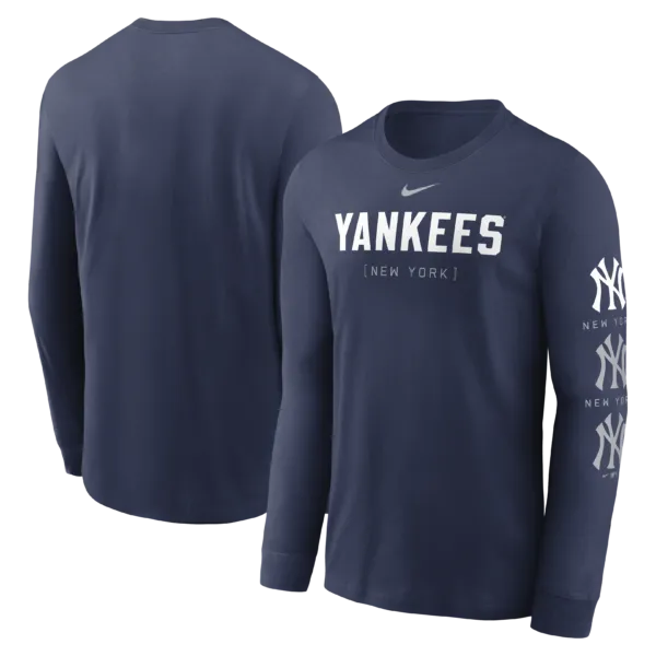 NY YANKEES LONG SLEEVE REPEATER T-SHIRT