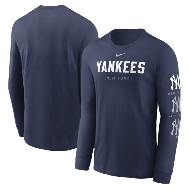 NY YANKEES LONG SLEEVE REPEATER T-SHIRT