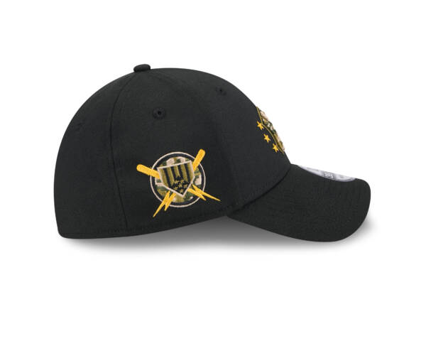 New York Yankees New Era 2024 Armed Forces Day 39THIRTY Flex Hat - Black - Image 4