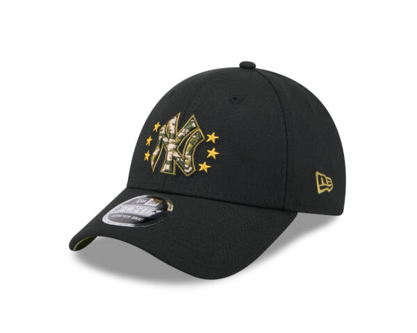 New York Yankees New Era 2024 Armed Forces Day (Memorial Day) 940 Adjustable Hat - Black - Image 5