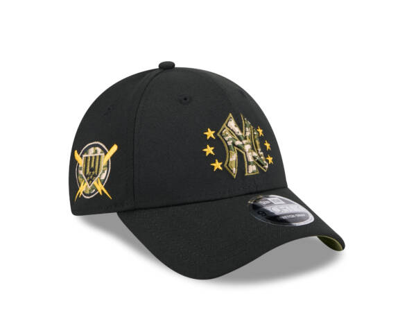 New York Yankees New Era 2024 Armed Forces Day (Memorial Day) 940 Adjustable Hat - Black