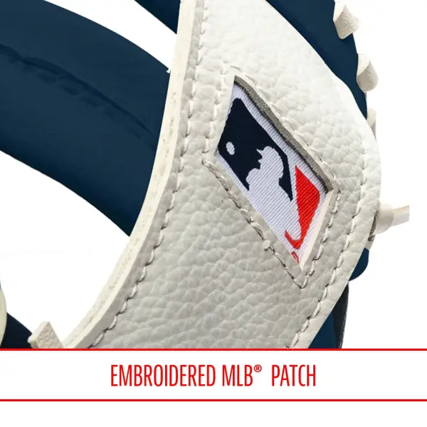 NY YANKEES TEAM GLOVE AND SOFT  BALL SET SIZE 9.5'' INCH - Image 4