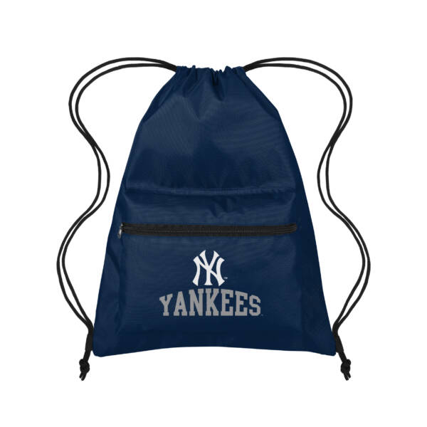 NEW YORK YANKEES POCKET DRAWSTRING BACKPACK NAVY