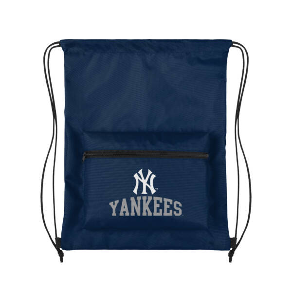 NEW YORK YANKEES POCKET DRAWSTRING BACKPACK NAVY - Image 3