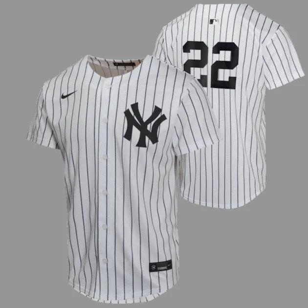 NY YANKEES BEN RICE #22 YOUTH JERSEY NUMBER ONLY