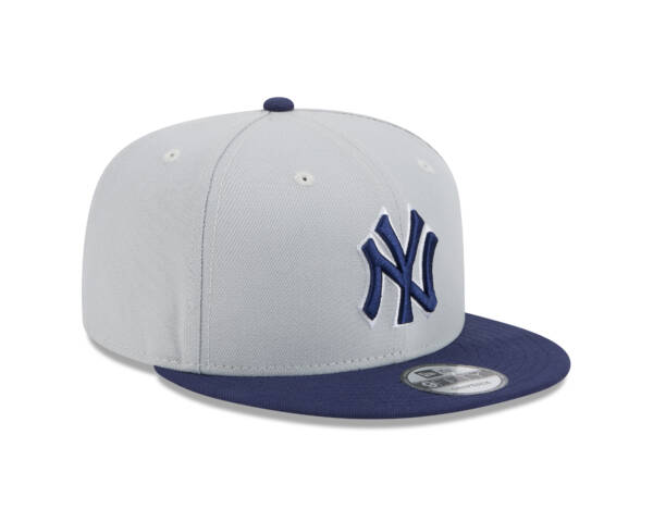 NEW YORK YANKEE 950 TWO TONE SNAPBACK GREY / NAVY BLUE - Image 2