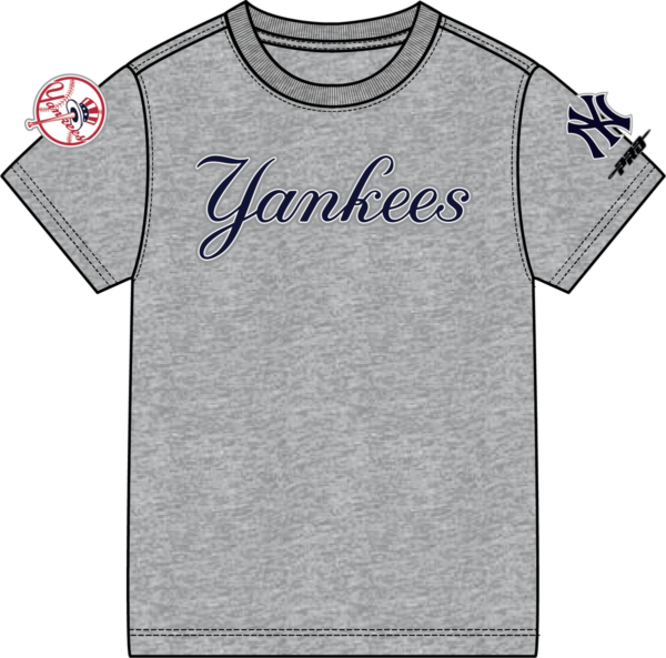 NEW YORK YANKEES CLASSIC GREY BB SS TEE