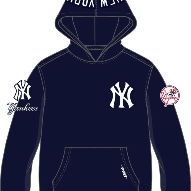 NEW YORK YANKEES CLASSIC BB FLC PO HOODIE