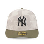 New York Yankees New Era Light Beige/Olive 2025 Armed Forces Day 59FIFTY Fitted Hat - Image 3