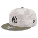 New York Yankees New Era Light Beige/Olive 2025 Armed Forces Day Split Panel 9FIFTY Snapback Hat - Image 2