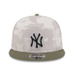 New York Yankees New Era Light Beige/Olive 2025 Armed Forces Day Split Panel 9FIFTY Snapback Hat - Image 3