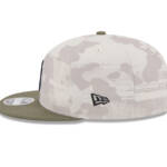 New York Yankees New Era Light Beige/Olive 2025 Armed Forces Day Split Panel 9FIFTY Snapback Hat - Image 4