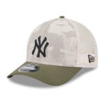 New York Yankees New Era 2025 Armed Forces Day 9FORTY M-Crown A-Frame Adjustable Hat - Light Beige/Olive - Image 2