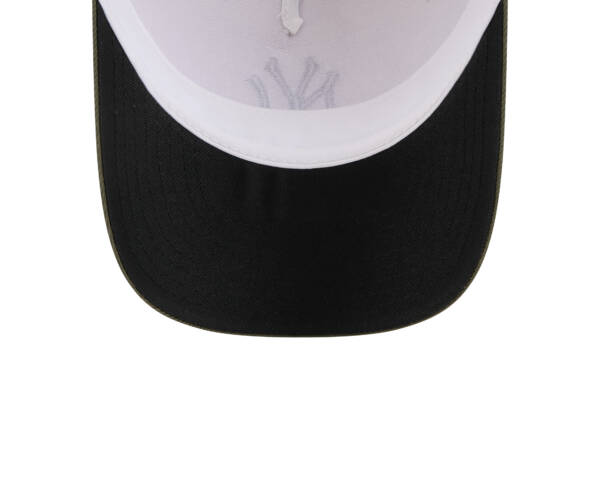 New York Yankees New Era 2025 Armed Forces Day 9FORTY M-Crown A-Frame Adjustable Hat - Light Beige/Olive - Image 7