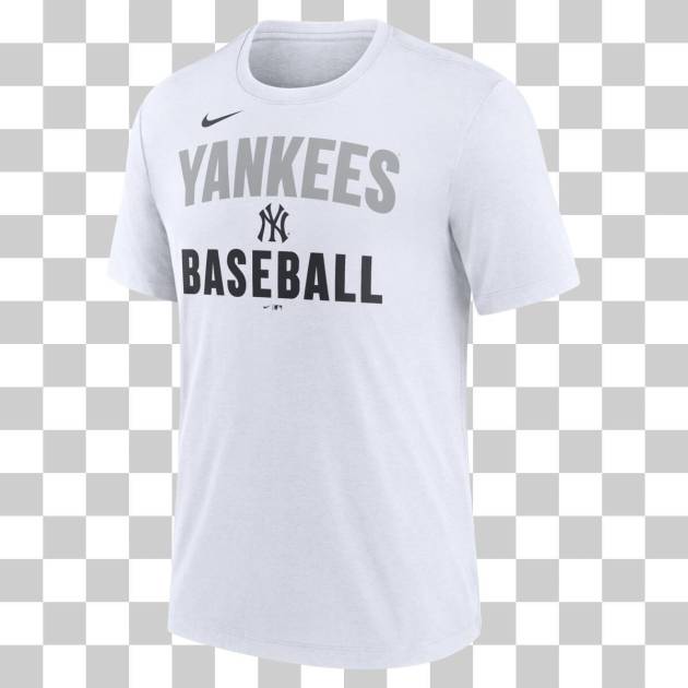 NEW YORK YANKEES MENS NIKE MLB LOG WHITE TEE