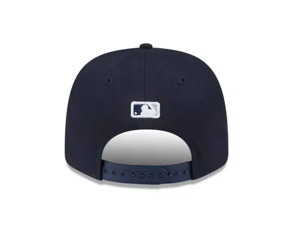 NY  YANKEES NEW ERA 9SEVENTY  NAVY PLAYER REPLICA  ADJUSTABLE HAT STRETCH-SNAP WITH D 2 JETER 2000 WORLD SERIES CHAMPION MVP PATCH  - Image 6