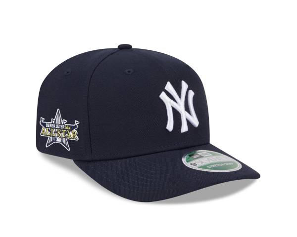NY  YANKEES NEW ERA 9SEVENTY MVP NAVY PLAYER REPLICA  ADJUSTABLE HAT STRETCH-SNAP WITH D JETER ALL STAR PATCH