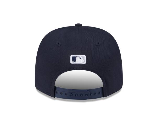 NY  YANKEES MVP  NEW ERA 9SEVENTY  NAVY PLAYER REPLICA  ADJUSTABLE HAT STRETCH-SNAP WITH D JETER PATCH  - Image 4