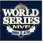 NY  YANKEES NEW ERA MVP 9FORTY  NAVY PLAYER REPLICA M-CROWN  ADJUSTABLE HAT   WITH D JETER 2000 WORLD SERIES MVP  PATCH - Image 2