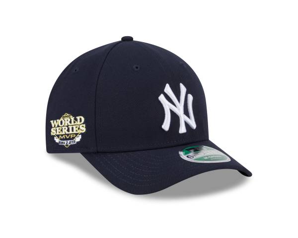 NY  YANKEES NEW ERA MVP 9FORTY  NAVY PLAYER REPLICA M-CROWN  ADJUSTABLE HAT   WITH D JETER 2000 WORLD SERIES MVP  PATCH