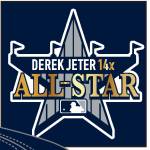 NY  YANKEES MVP NEW ERA 9FORTY  NAVY PLAYER REPLICA  ADJUSTABLE HAT  WITH D JETER 14X ALL -STAR PATCH - Image 2