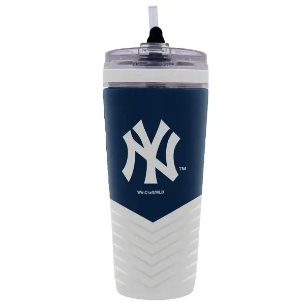 NY YANKEES 26OZ 4D STAINLESS STEEL FLEX ICE SHAKER - Image 2