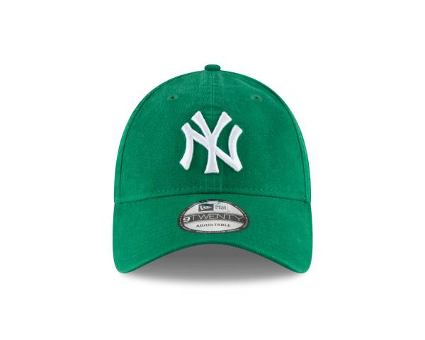 NY YANKEES NEW ERA CLASSIC 9TWENTY  GREEN  ADJUSTABLE HAT CAP ONE SIZE FITS ALL