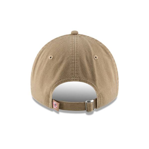 NY YANKEES NEW ERA CLASSIC 9TWENTY  KHAKI  ADJUSTABLE HAT CAP ONE SIZE FITS ALL - Image 5