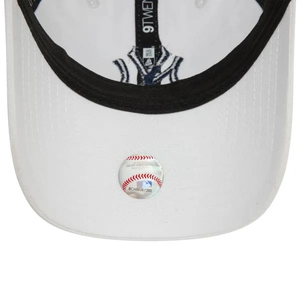 NY YANKEES NEW ERA CLASSIC 9TWENTY WHITE  ADJUSTABLE HAT CAP ONE SIZE FITS ALL - Image 9
